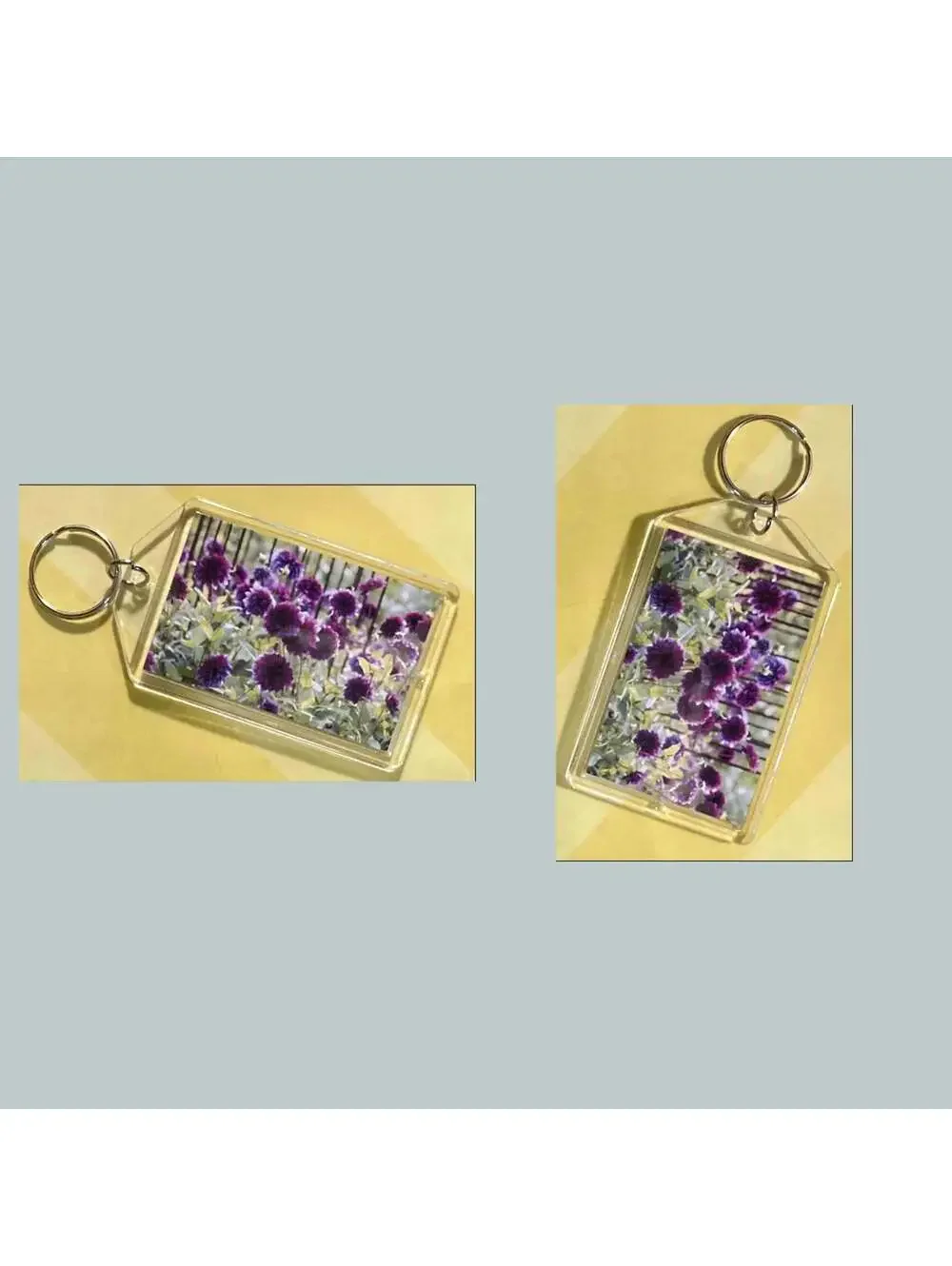 3678 Dahlia Acrylic Keychain | Floral Keychain | Flower Lover Gift